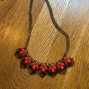 J Crew Tortoise shell necklace
